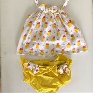 Pineapple two piece tank set